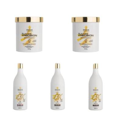 Imagem de Pó Descolorante 2 Un P. Platine + Oxidante De 5 + 20+ 30 Vol - Dyusar