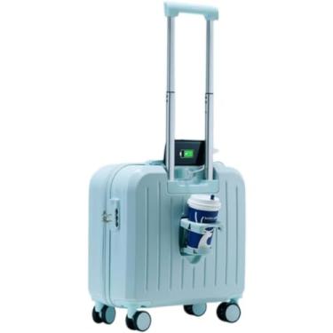 Imagem de Mala de mão, bolsa de mão, estojo de viagem pequeno, suporte de bebida infantil, porta USB, fecho de discagem, abertura ajustável de 3 níveis, cinto X, leve, viagens curtas, viagens de negócios curtas