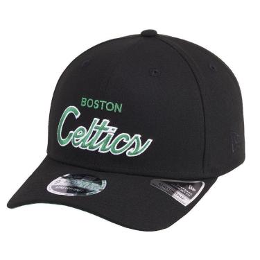 Imagem de Boné New Era 970SS Stretch Boston Celtics NBA LogoMan Preto-Masculino