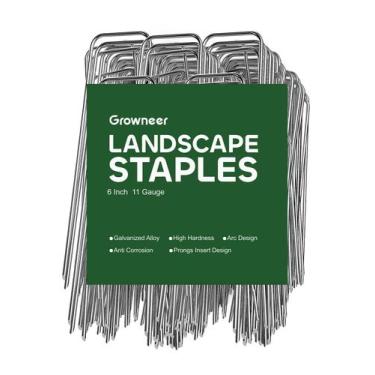 Imagem de Grapas para Paisajismo GROWNEER 15 cm 200 unidades Acero Galvanizado