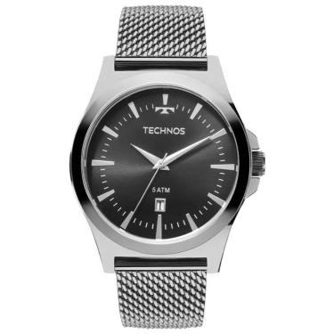 Imagem de Relógio Technos masculino analógico steel prata 2115lals/0p-Masculino