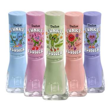 Imagem de Kit Dailus Funky Flower 5 Esmaltes