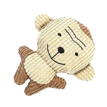 Imagem de Generic Brinquedo Interativo para Cachorro de Pelúcia, Construído Em Design Dobrável, para Suprimentos para Animais de Estimação, de Longa Duração (Macaco Marrom)