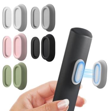 Imagem de Nearockle Pacote com 5 suportes magnéticos para controle remoto de parede, organizador autoadesivo sem furadeira, suporte remoto de TV para cama, ventilador, acessórios para trailers (multi)