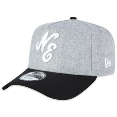 Imagem de Boné New Era  9FORTY A-Frame Branded Cinza-Masculino