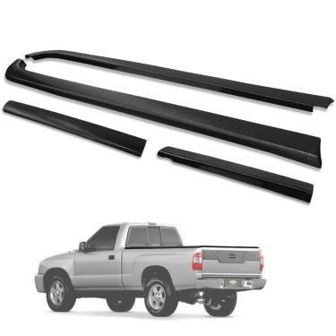 Imagem de Protetor de Borda S10 Cabine Simples 1996 a 2011 Lateral Caçamba