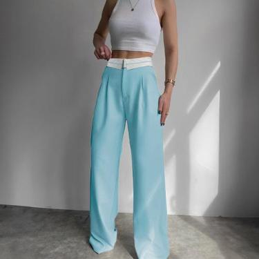 Imagem de Calça Feminina Luxo Moda Festa Balada Tiktok Look Lançamento Modelo Es