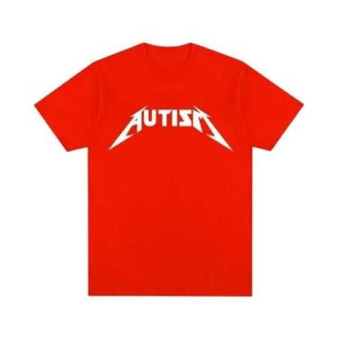 Imagem de Camiseta Unissex Oversized De Verão Com Estampa De Meme De Rock Metal 