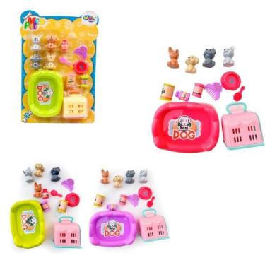 Imagem de Miniatura Colecionável KIT Mini PET Hora do Passeio com Acessórios Sor