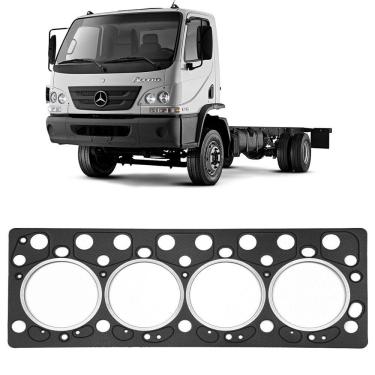 Imagem de Junta Cabeçote Motor Accelo 1016 1316 815 Fibra Sabó 82924