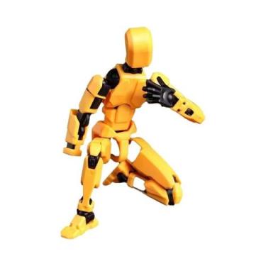 Imagem de Robô Movível Impresso Em 3D De 14CM 2.0 Figura De Ação Multiarticulada