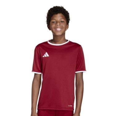 Imagem de Camiseta Adidas Entrada 26 Infantil - Vermelho 7-8-Unissex
