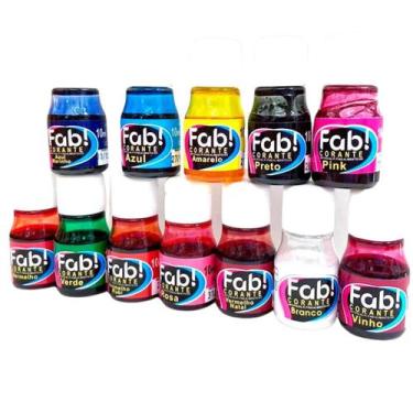 Imagem de Corante Alimentício Líquido 10ml Cores Vibrantes Confeitaria - CRG Fes