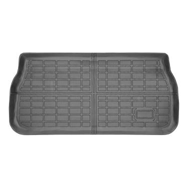 Imagem de Yakitoko Tapete de forro de porta-malas de carro 3D TPE para Chrysler Pacifica 2017-2025, sem modelos híbridos, ajuste personalizado, proteção de piso à prova d'água para todos os climas, resistente e