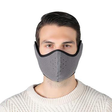 Imagem de Máscara de esqui unissex para esqui ao ar livre, protetor de rosto, protetor de orelhas, balaclava, ciclismo, bicicleta, motocicleta, máscara (cinza)