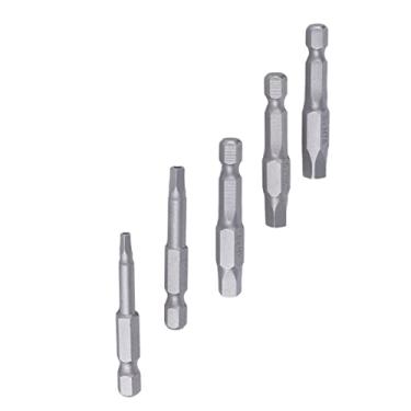 Imagem de Generic Conjunto de Chave de Fenda de Alta Precisão de Bits Pentagonais Magnéticos para Broca Alça Sextavada de Liberação Rápida para Chave de Fenda Elétrica e Manual, 5 Peças para Entusiastas de