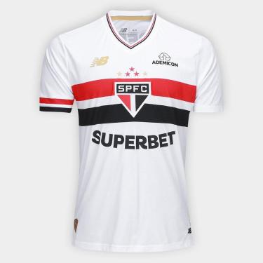 Imagem de Camisa São Paulo I 25/26 Torcedor New Balance Masculina-Masculino