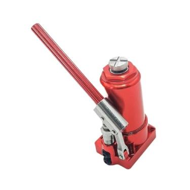 Imagem de harayaa Macaco elevador de carros em escala 1:10 - Adereços fotográficos colecionáveis ​​em miniatura para oficinas mecânicas e manutenção de veículos.