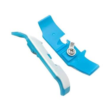 Imagem de Pé De Máquina De Costura Industrial Em Couro Teflon Azul De Alta Quali