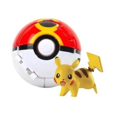 Imagem de Figuras De Ação Pokémon Para Crianças Pokeball Pikachu Charizard Squir