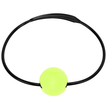 Imagem de AYNEFY Acessório de Sinal de Cilindro de Mergulho Banger, Aldrava de Tanque de Silicone para Segurança Subaquática, Leve e Portátil para Mergulhadores e Praticantes de Snorkel (Pulseira preta + bola