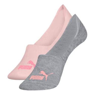 Imagem de Puma Kit 2 Pares Meia Sapatilha Invisível Feminina