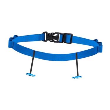 Imagem de RNXRZANK Cinto para Número de Corrida Ajustável, Cinto Elástico para Triatlo, Suporte para Número de Peito, Material de Poliéster Leve, Design Prático, Adequad, Céu Azul