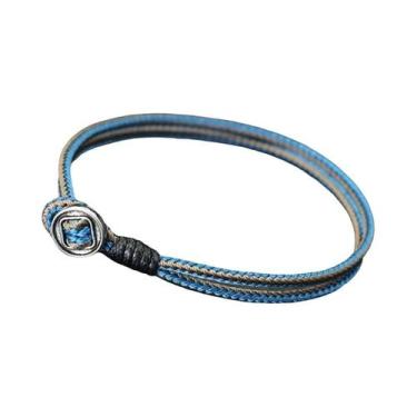 Imagem de Pulseira De Corda Trançada Fina De 3mm Para Homens, Acessórios Casuais