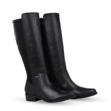 Imagem de Bota Cano Médio Bottero 347706 Country Couro Camurça Feminino-Feminino