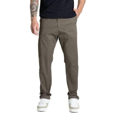 Imagem de Calça Sarja Sawary Slim - 280956 - Verde olivia escuro 42-Masculino