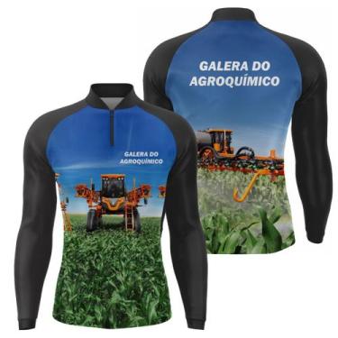 Imagem de Galera do Agro Camisa Proteção UV50 Agropecuária Manga Longa Térmica, 