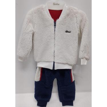Imagem de Conjunto Luxo Pelo Bebê Menino Forrado Inverno Paraiso 14640-Masculino