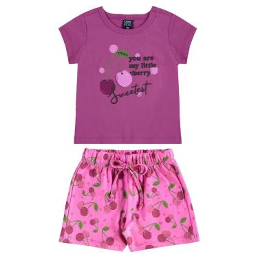 Imagem de Conjunto Cerejinhas Blusa e Short Bee Loop-Feminino