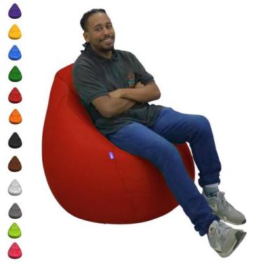 Imagem de Puff Pêra Gigante Redondo Sala Escritório Com Enchimento - Mercadão do