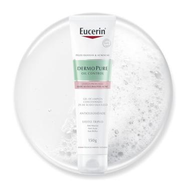 Imagem de EUCERIN Gel de Limpeza Facial Antiacne DermoPure Concentrado 150ml, Peles Oleosas e Acneicas