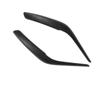 Imagem de Maçaneta da porta interna esquerda e direita, acabamento preto, compatível com BMW X1 E84 2009-2016, maçaneta do painel da porta interna do carro(Black 1 pair)