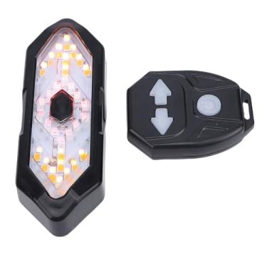 Imagem de XUXHOU Luz Traseira de Bicicleta, Luz de Sinalização LED Recarregável USB Com Controle Remoto, Bateria de 36 Horas, Ideal para Ciclismo Noturno e Segurança