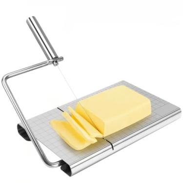 Imagem de Fatiador Cortador de Queijo Frios Manual a Fio de Aço Inox Multifuncional Fatiador de presunto