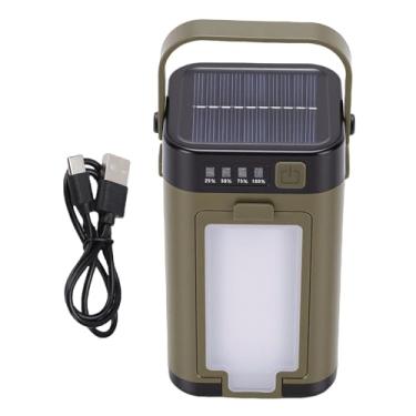 Imagem de Fafeicy Lanterna Solar de Acampamento LED Recarregável Com Design Dobrável de 4 Folhas Luz de Emergência Fora da Grade Bateria de 2000mAh à Prova D'água para Iluminação de Barraca de