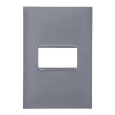 Imagem de Placa Espelho 4x2 Pial Plus+(mais) 618501cz Cinza Legrand