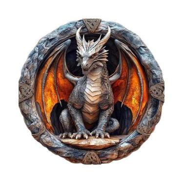 Imagem de Quebra-Cabeça De Dragão Mecânico De Madeira Para Adultos, Formato Únic