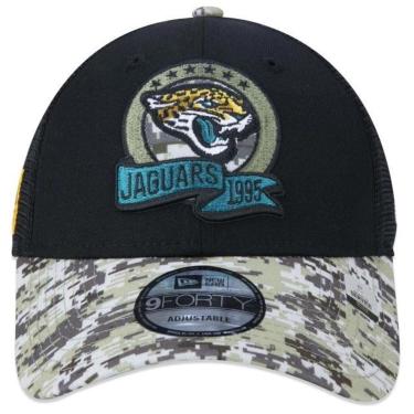 Imagem de BONÉ NEW ERA 940 JACKSONVILLE JAGUARS SALUTE TO SERVICE NFP23BON218 PRETO CAMO-Masculino