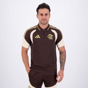 Imagem de Polo Adidas Flamengo 2026 Marrom, G