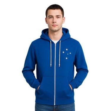 Imagem de Blusa de Moletom Cruzeiro Azul Com Capuz Oficial