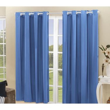 Imagem de Cortina Blackout PVC 2,80 m x 2,30 m - Azul