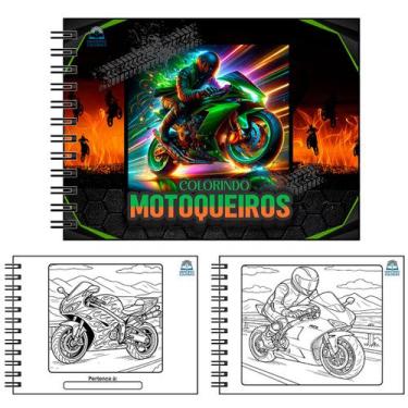 Imagem de Livro de Colorir Infantil CARROS E CAMINHOES 50 Folhas Capa Dura - Ono