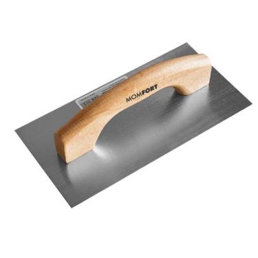 Imagem de Desempenadeira de Aço Lisa 12x30cm Eletrofusão Momfort