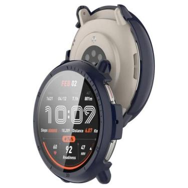 Imagem de Capinha para Amazfit Active 2 2025 - acrilico com tela vidro COR:AZUL 