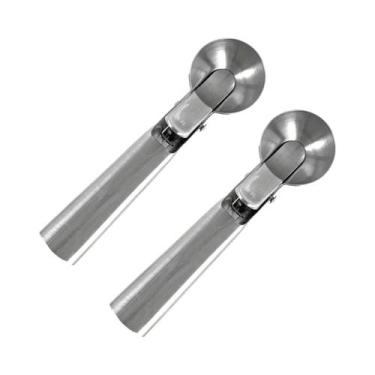 Imagem de Colher De Sorvete De Aço Inoxidável Anticongelante Com Gatilho Para Ge