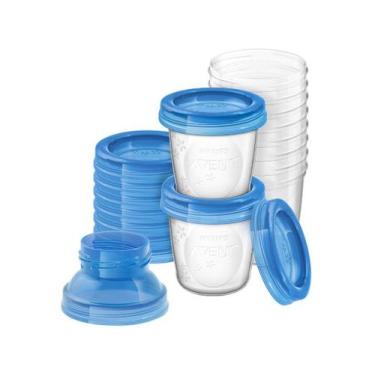 Imagem de Copos para Armazenamento de Leite Materno Philips AVENT SCF618/10